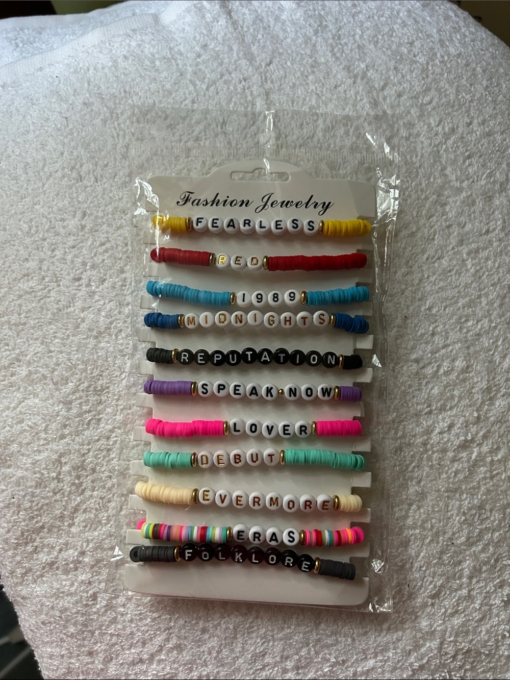 Assorted Colorful Beaded Word Bracelet Set for women-Fashion Jewelry